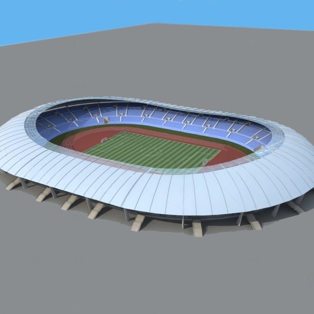 体育馆建筑3D模型